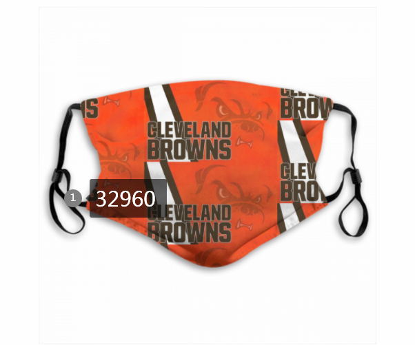 New 2021 NFL Cleveland Browns 146 Dust mask with filter